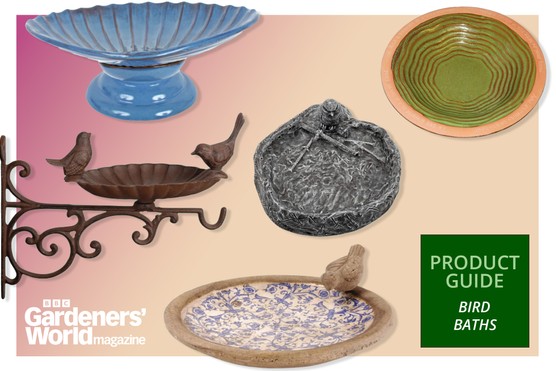 BBC Gardeners' World Product Guide bird baths