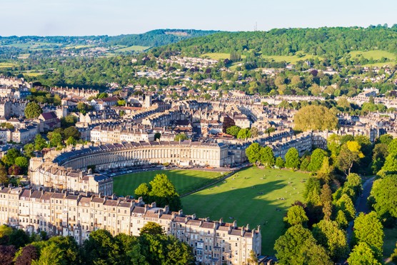 The City of Bath in Somerset
