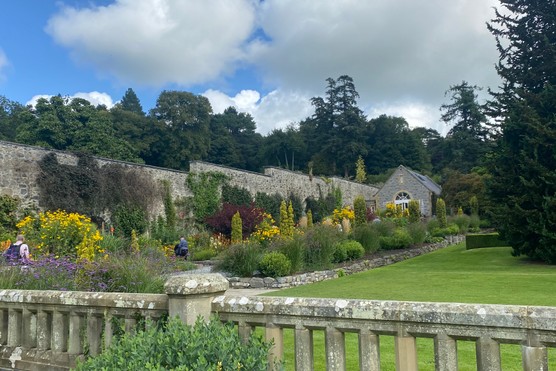 Walled garden at Bodnant. Photo: Oliver Parsons