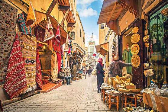 Medina streets of Fez
